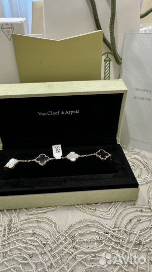 Браслет Van cleef золото 585 пробы