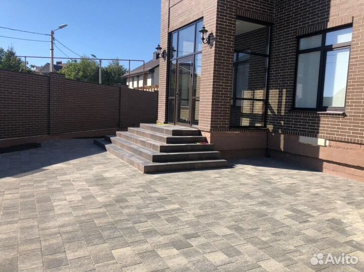 Тротуарная плитка крупноформатная под камень