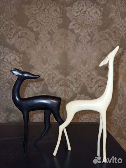 Статуэтка оленя колкий пластик СССР
