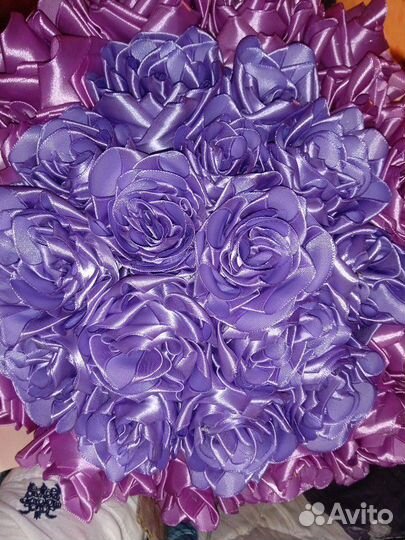 Букет из атласных лент