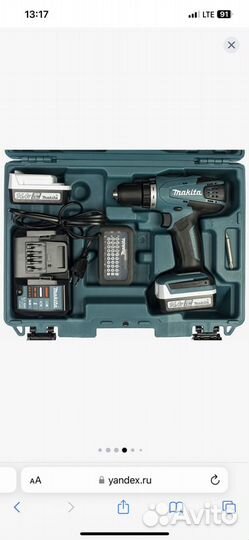 Makita Дрель акк DF347 dwex8