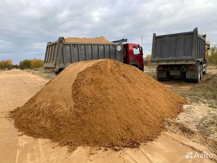 Песок карьерный