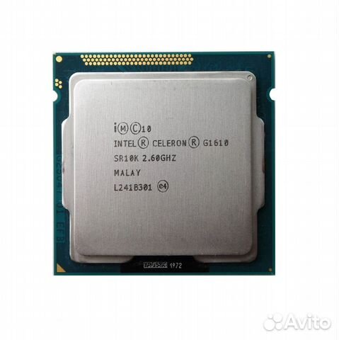 Б/у сокет 1155 Intel Celeron G1610 SR10K