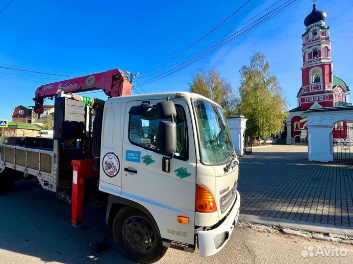 Услуги манипулятора 3 т стрела 8 т борт