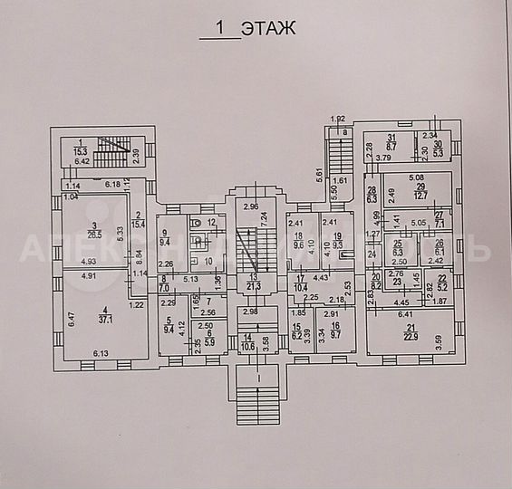 Продажа офиса 1505 м2 м. Трикотажная в сзао