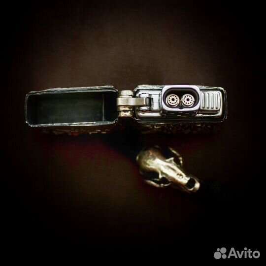 Серебряная зажигалка 925 пробы
