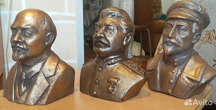 Бюст,Ленин,Сталин,Дзержинский,Жуков,Маргелов и т,д