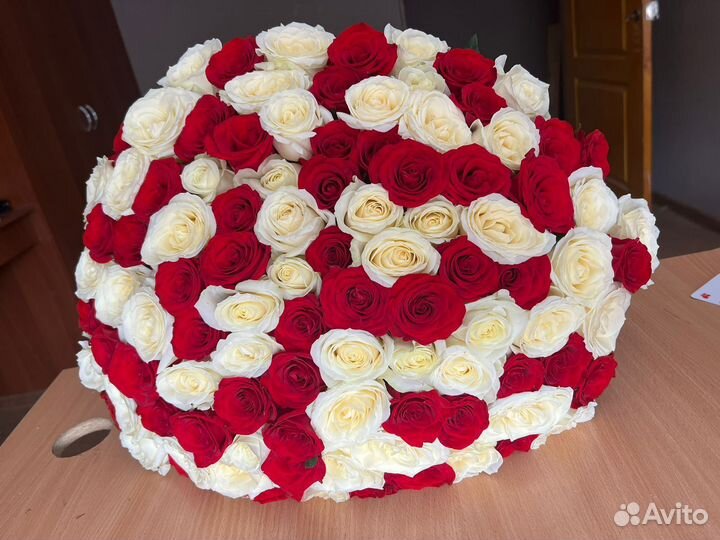 101 роза цветы с доставкой