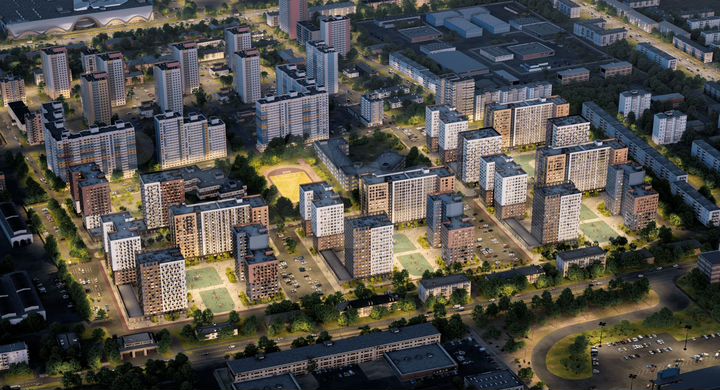 3-к. квартира, 72,4 м², 7/15 эт.