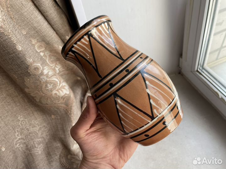 Глиняная ваза керамика