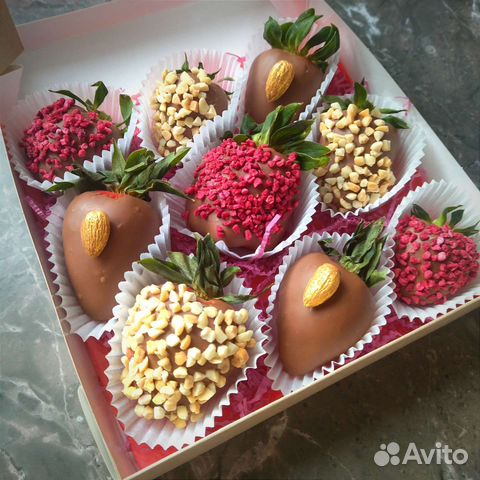 Клубника в шоколаде набор