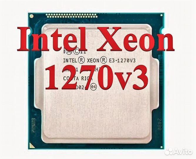 Intel Xeon e3 1270v3 (без видео) i7 4770