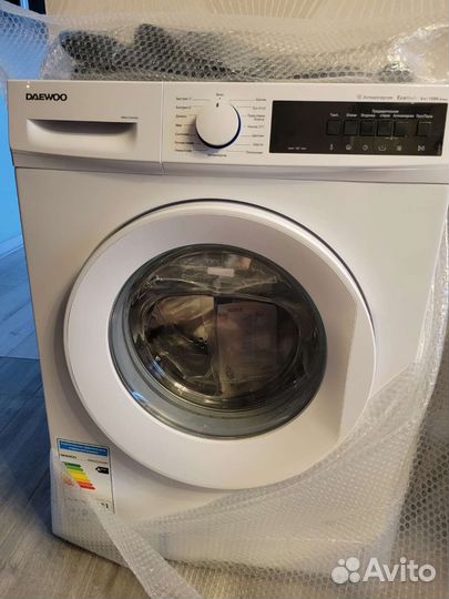 Новая стиральная машинка Daewoo