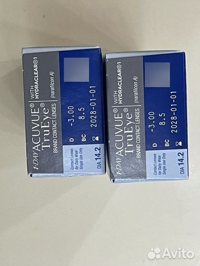 Линзы контакные однодневные Acuvue TruEye, - 3