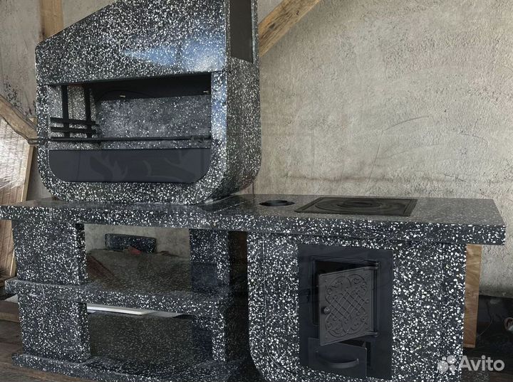 Мангальная зона барбекю премиум