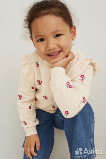 Свитер для девочки c&a 128