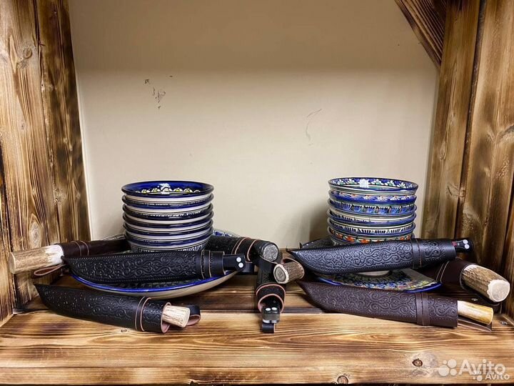 Национальная Узбекская Посуда. Ляганы, косушки