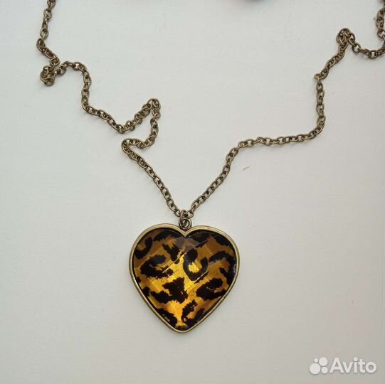 Леопардовый комплект украшений