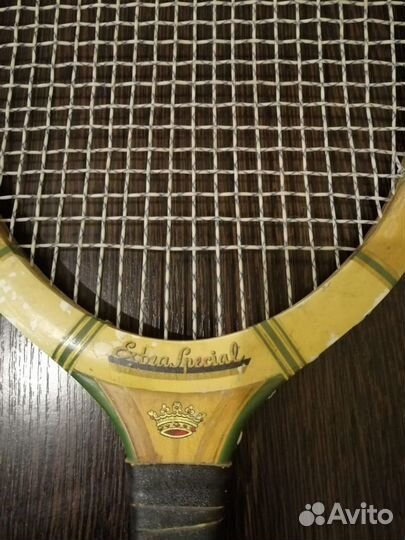 Теннисная ракетка для большого тенниса антикварная