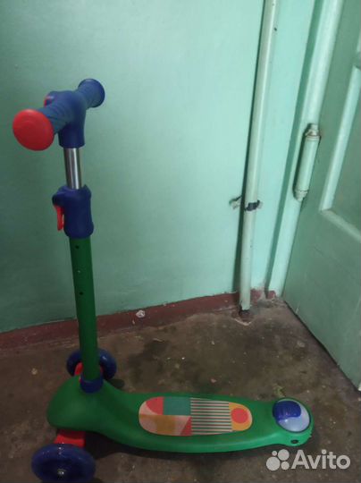 Самокат детский трехколесный бу