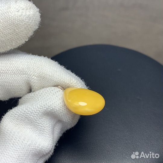 Кулон Янтарный Подвеска Натуральный Янтарь Камень