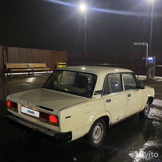 ВАЗ 2107 1.5 МТ, 1989, 95 000 км