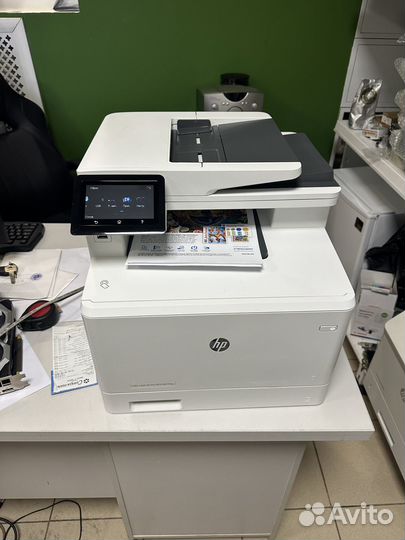 HP Color LaserJet Pro MFP M477fdw, цветн., wi-fi
