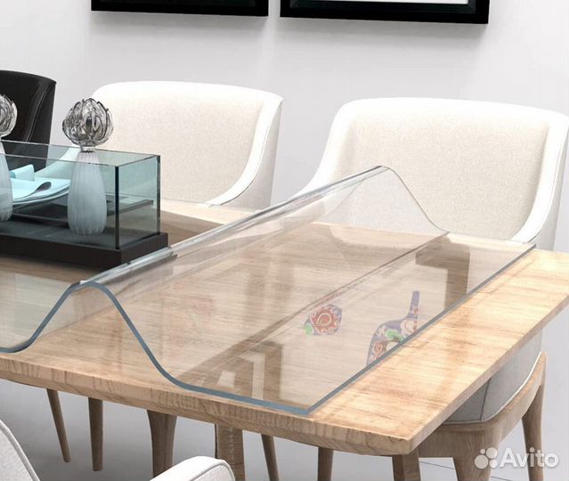 Пвх Мягкая скатерть силиконовая (стекло) под столы