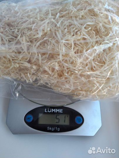 Древесная шерсть/наполнитель для подарков, 50г