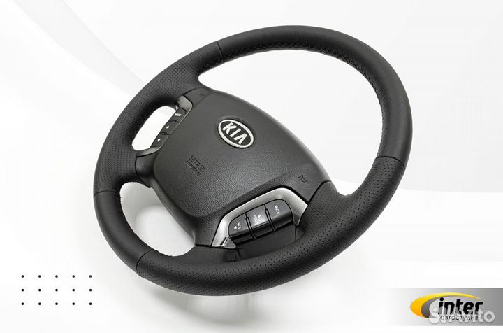 Оплетка на руль из кожи KIA Magentis