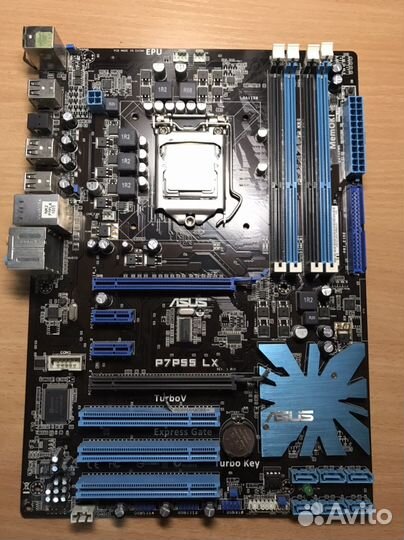 Комплект мат. плата с процессором lga1156 i3 560