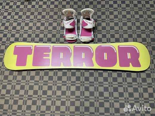Женский сноуборд комплект Terror -144 + Burton - M