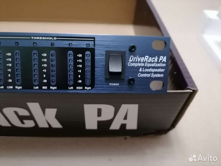 Новый процессор DBX DriveRack PA
