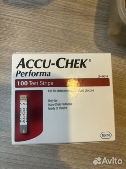 Тест полоски accu chek performa