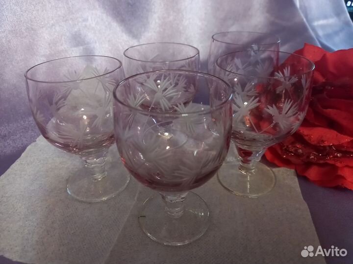 Рюмка марганцевое стекло