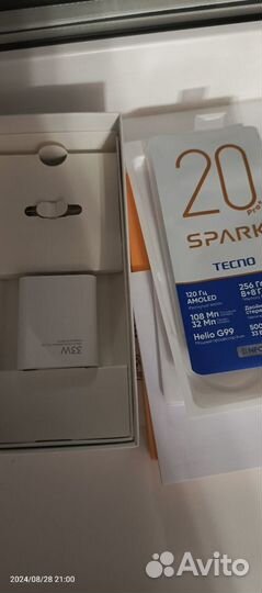 TECNO Spark 20 Pro+, 8/256 ГБ