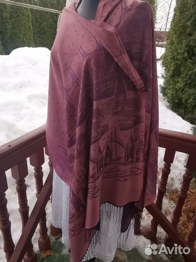 Basilla палантин шарф Люкс