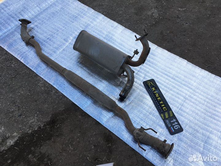 Глушитель Nissan Juke Ниссан Жук 4WD MR16DDT 1.6