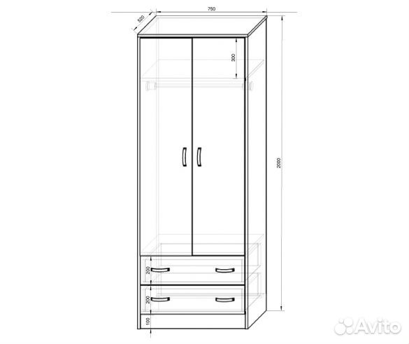 Детский шкаф