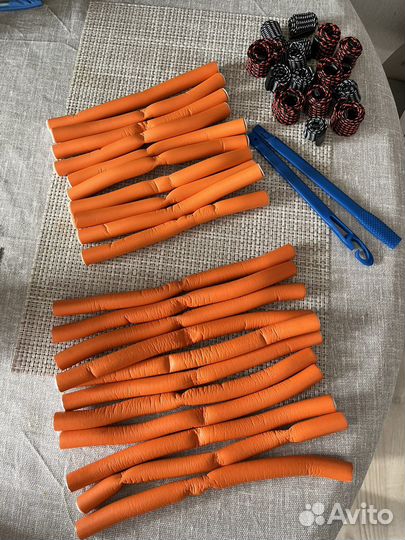 Бигуди-бумеранги 21 шт+ мягкие бигуди 15 шт