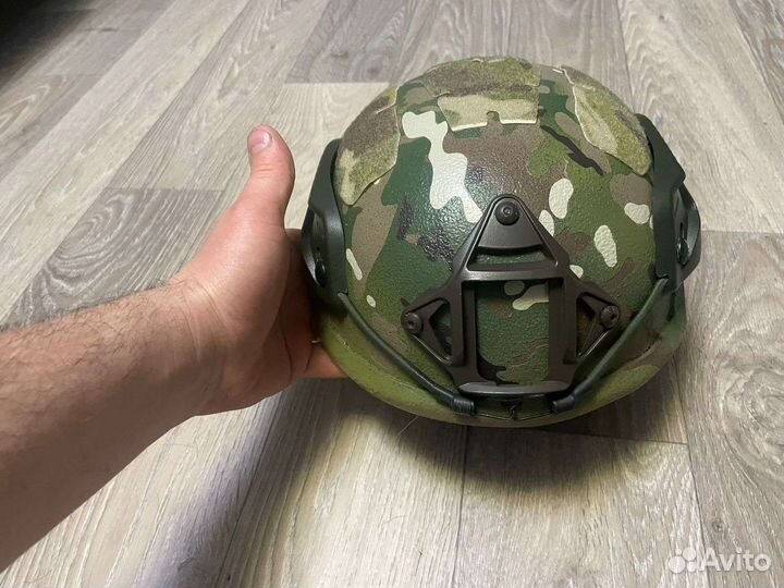 Кевларовый безухий шлем ops-cor MultiCam размер1