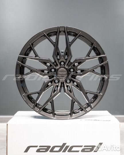 Radical WF-1 19x8.5 5x108 Diamond Dark Gunmetal