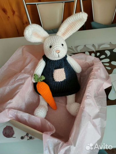 Мягкая игрушка заяц