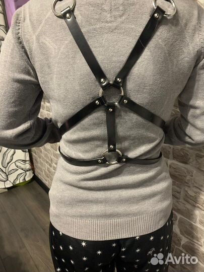 Портупея женская натуральная кожа