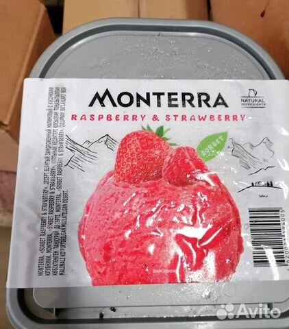 Мороженое сорбет monterra в ассорт объявление продам