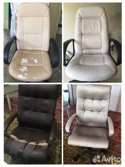 Перетяжка и ремонт мягкой мебели, салона авто,руля