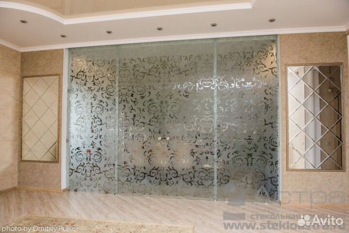 Стеклянные перегородки для комнаты