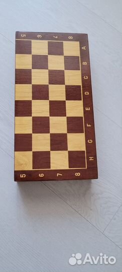 Шахматы деревянные СССР 30х30 см