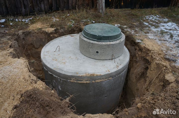 Выгребная яма. Канализация Колодцы под ключ