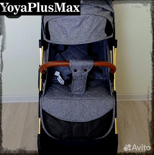 Уоуа рlus мах коляска прогулка св.серая зол.рама